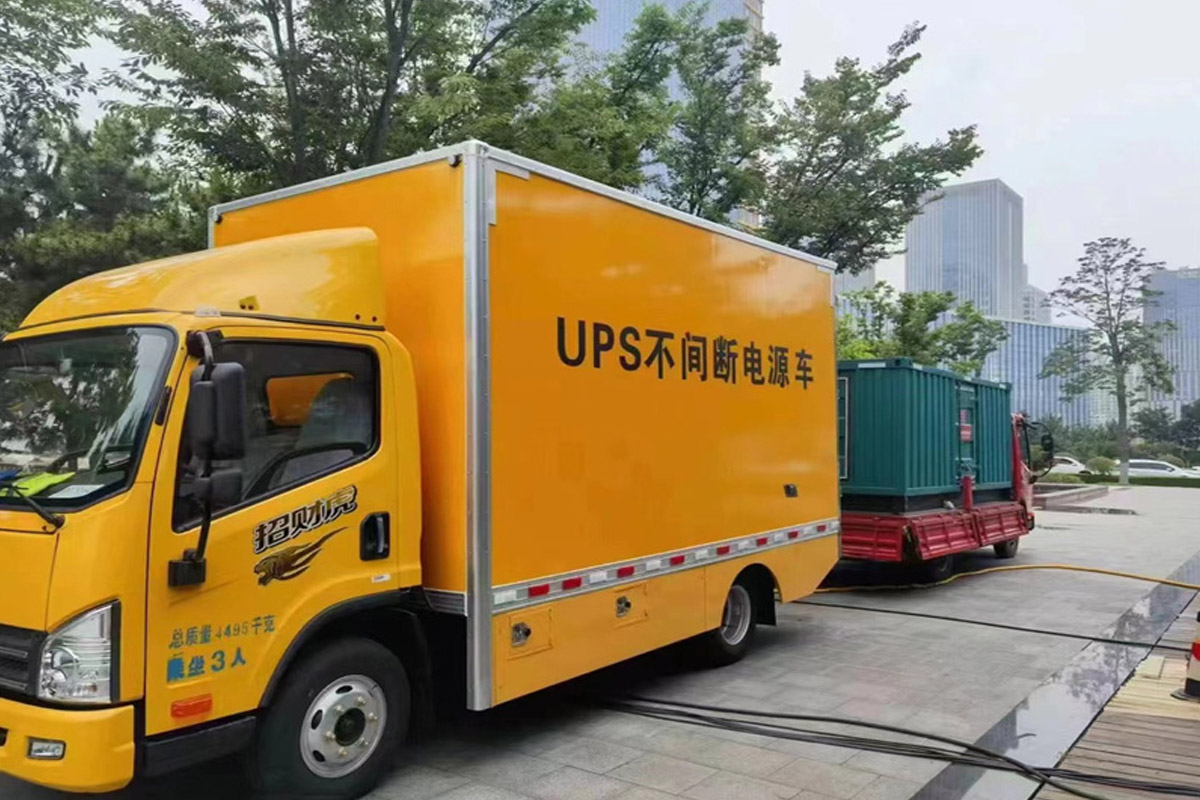 太和发电机租赁施工现场